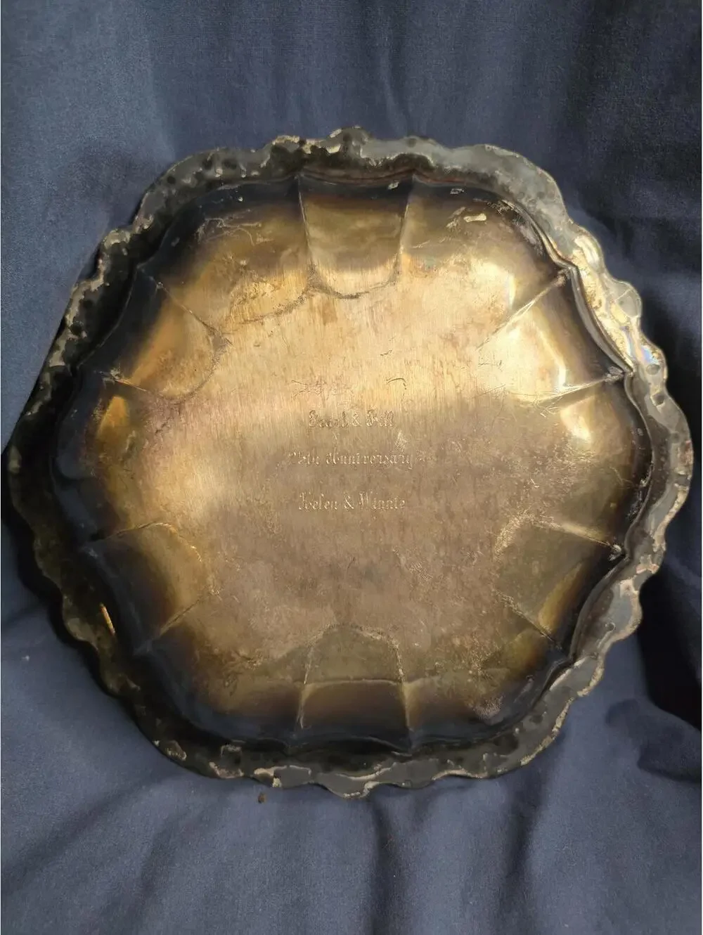 Vintage Countess Silver Plated Bowl